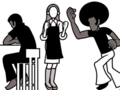 People at the Café